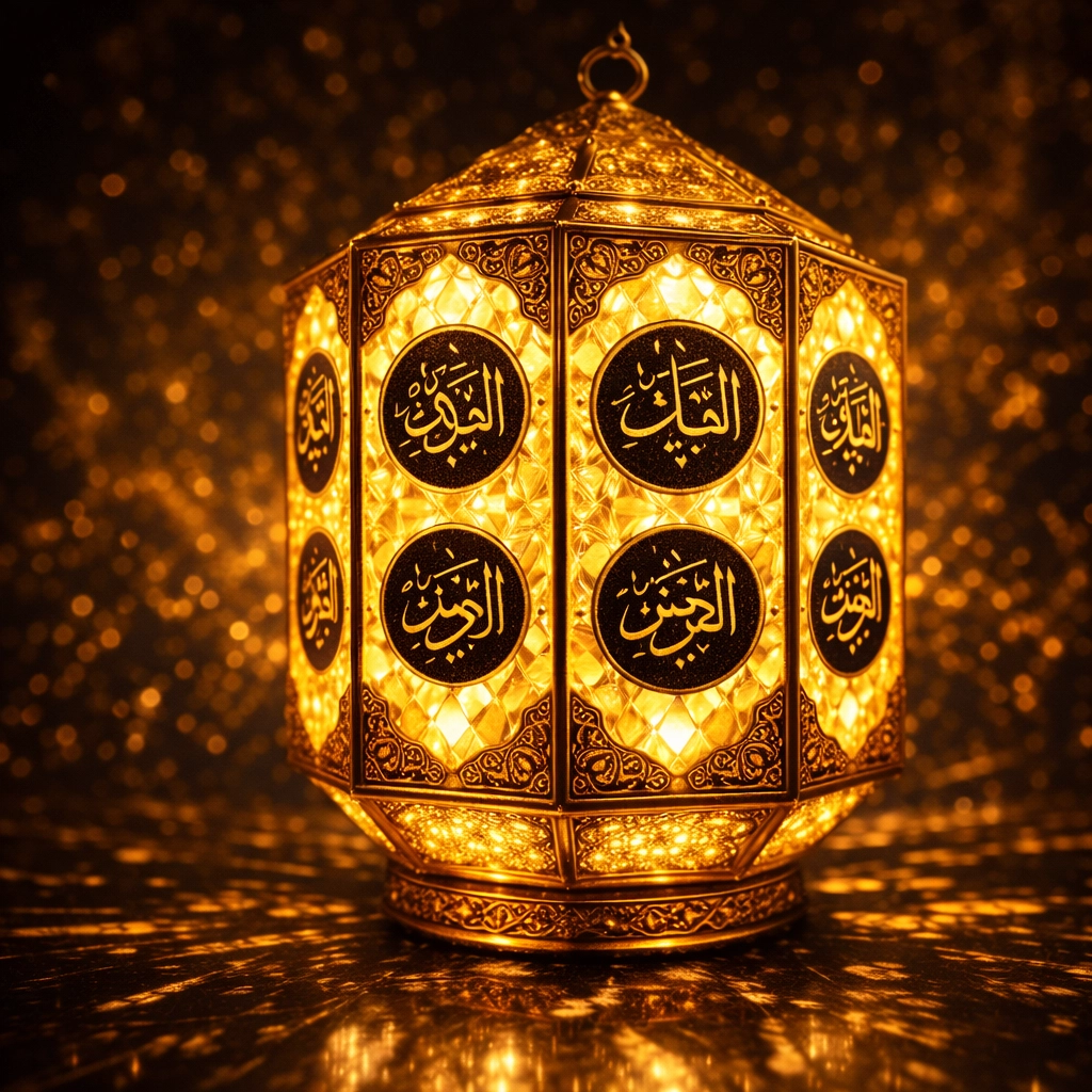 Names lantern side angle